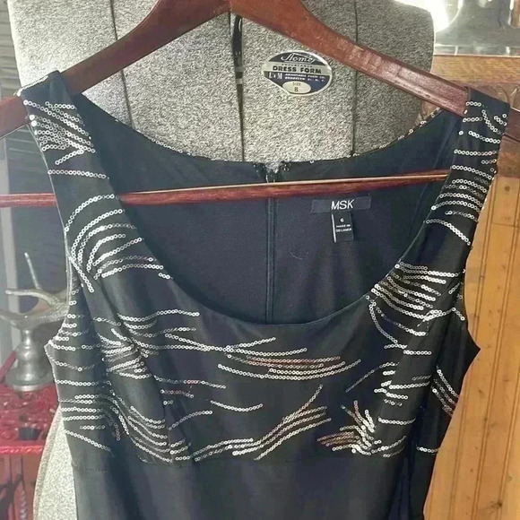 MSK women’s size 6 sleeveless formal dress with beautiful, cover-up blazer. - Picture 10 of 13